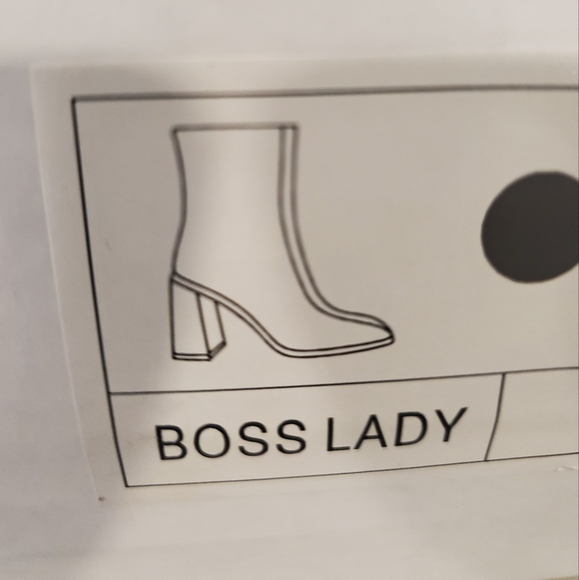 Mata black heeled boots w/ side zipper 9 - Picture 8 of 10